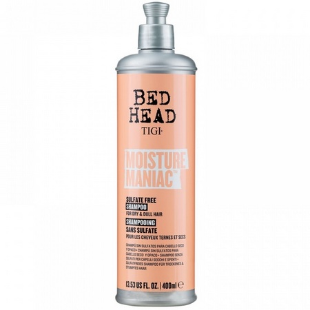 Бессульфатный шампунь для увлажнения сухих и тусклых волос -TIGI Bed Head Moisture Maniac Shampoo 