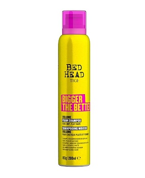 Пенный шампунь для придания объёма волосам - TIGI Bed Head Bigger The Better Volume Foam Shampoo