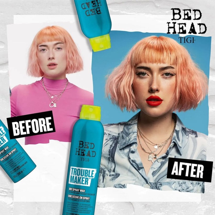 Легкий текстурирующий воск-спрей - TIGI Bed Head Trouble Maker Dry Spray Wax Texture Finishing Spray